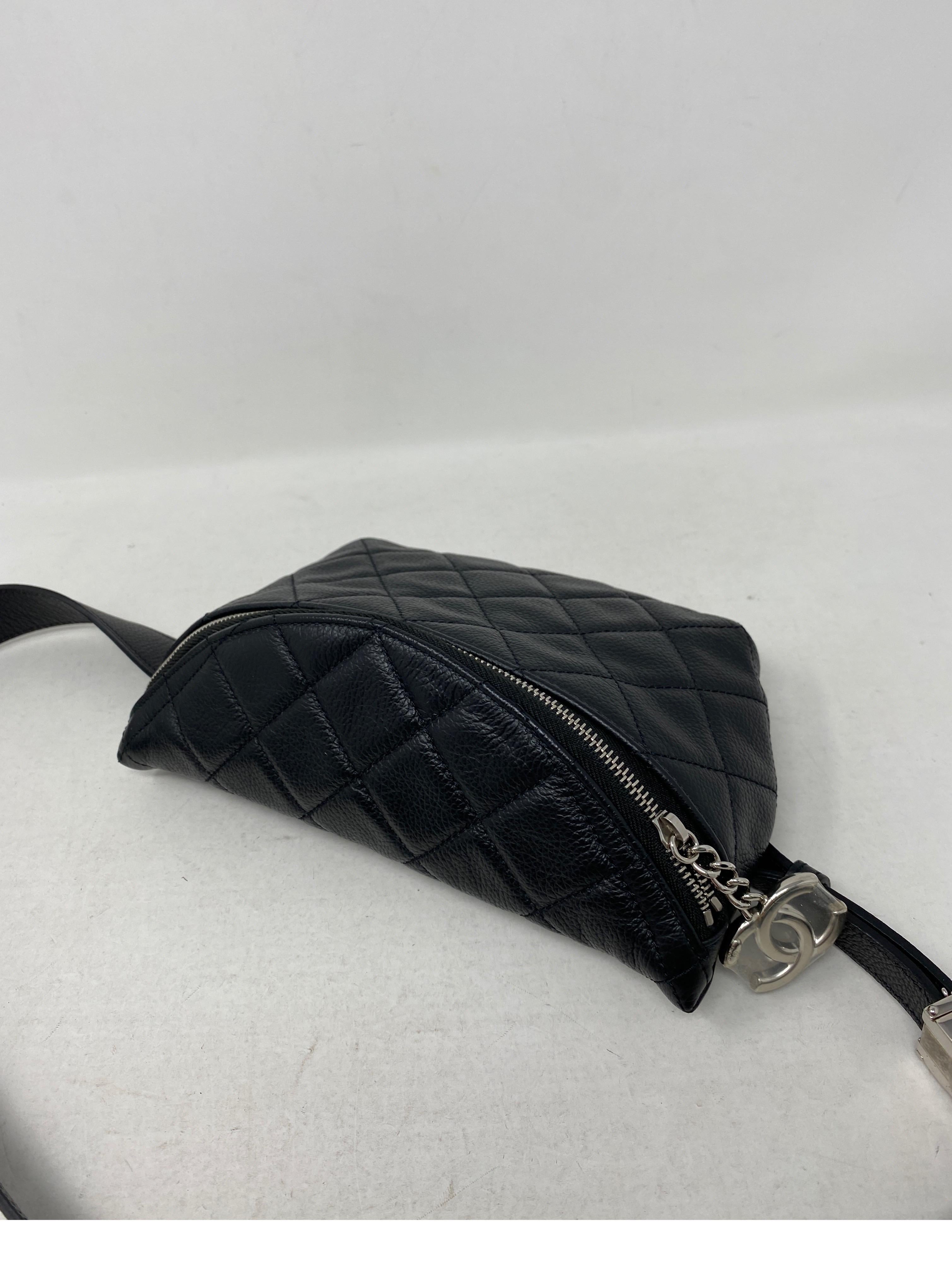 Women's or Men's Chanel Black Bum Bag