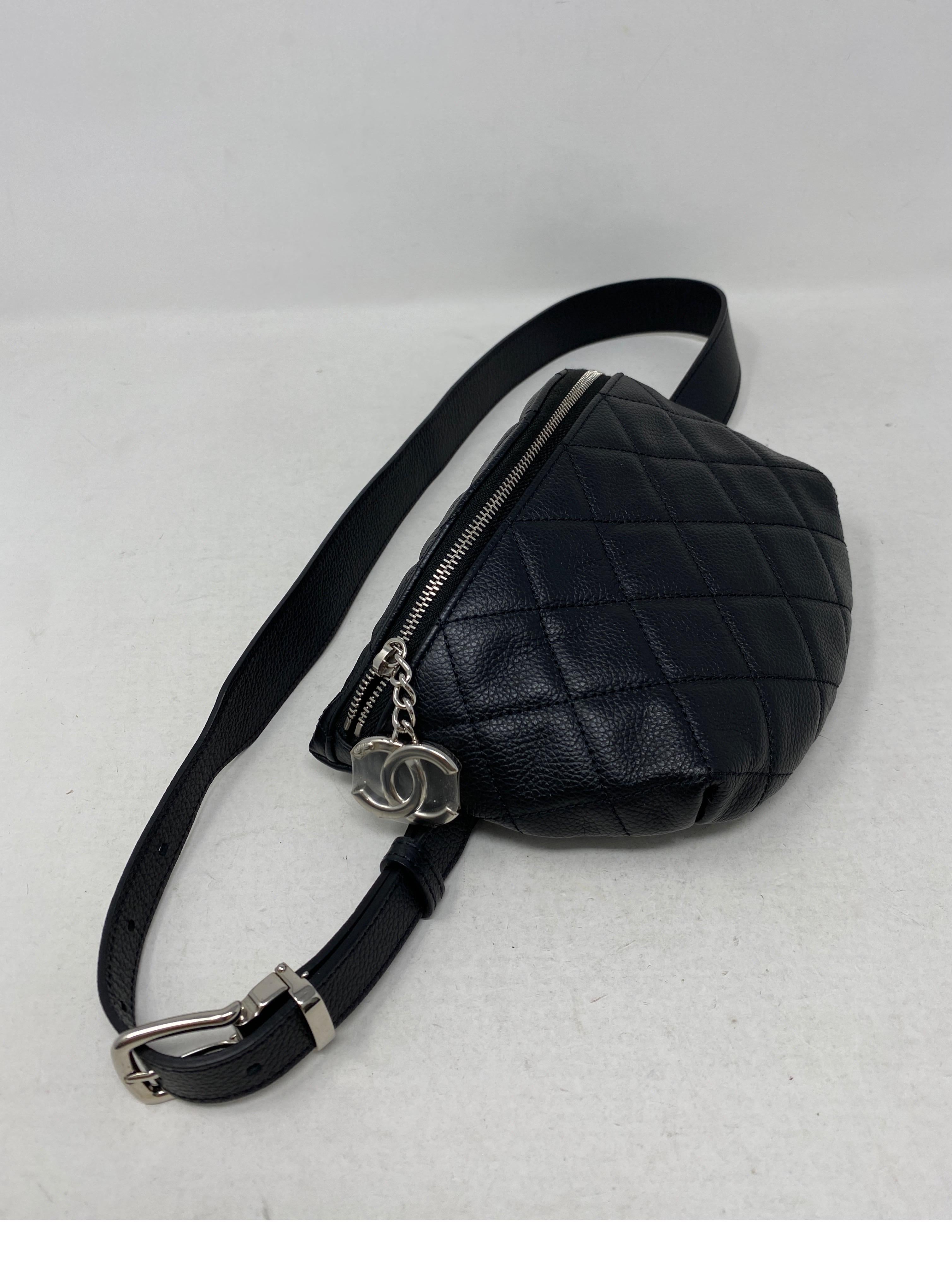 Chanel Black Bum Bag 4