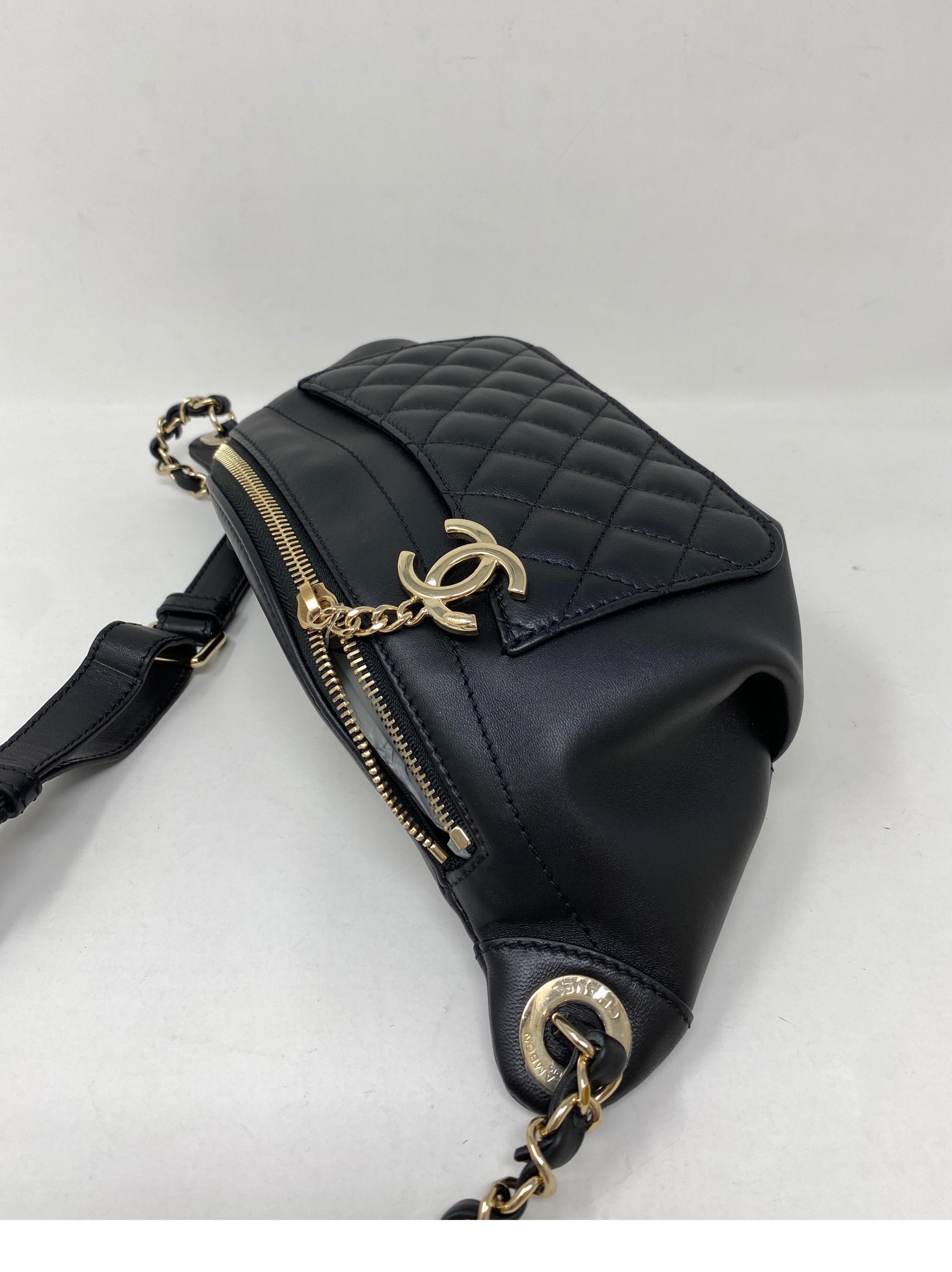 Chanel Black Bum Bag 4