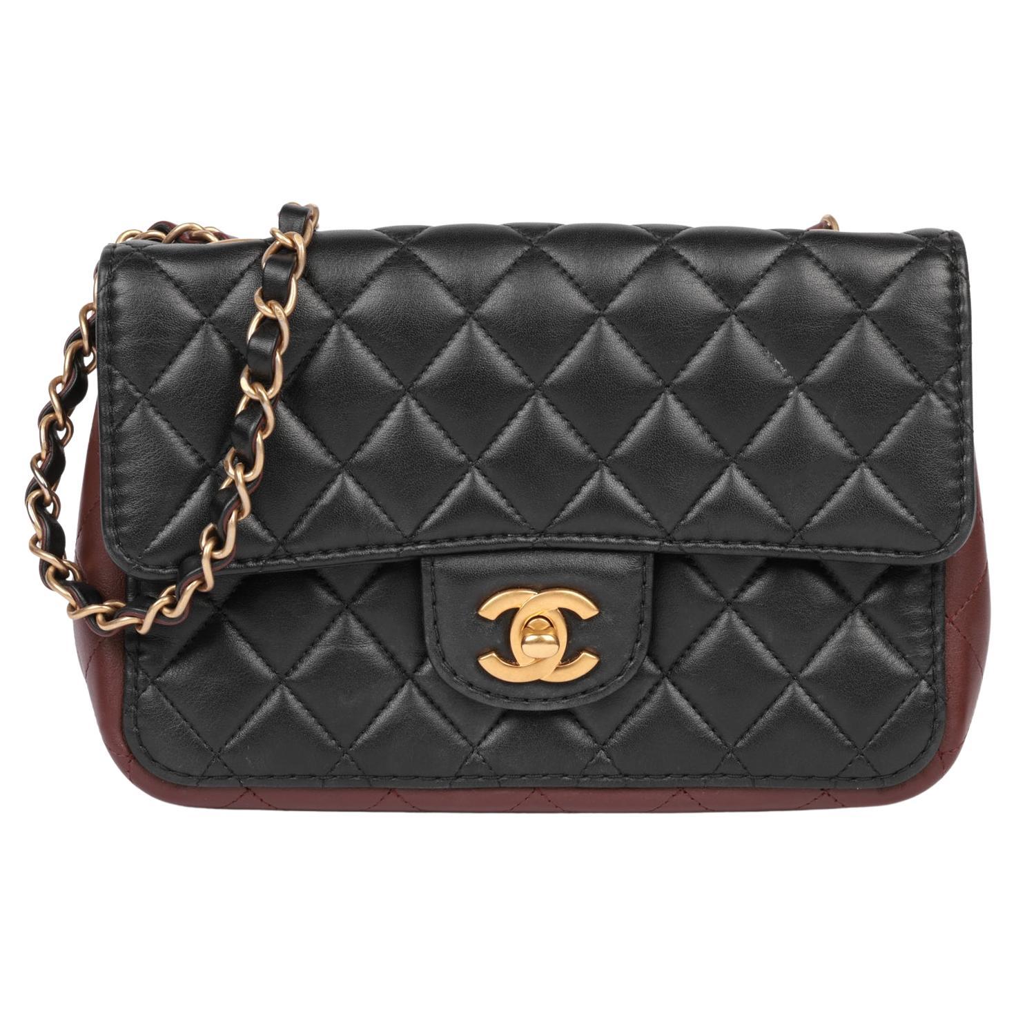 Burgundy Chanel Classic Flap - 116 For Sale on 1stDibs