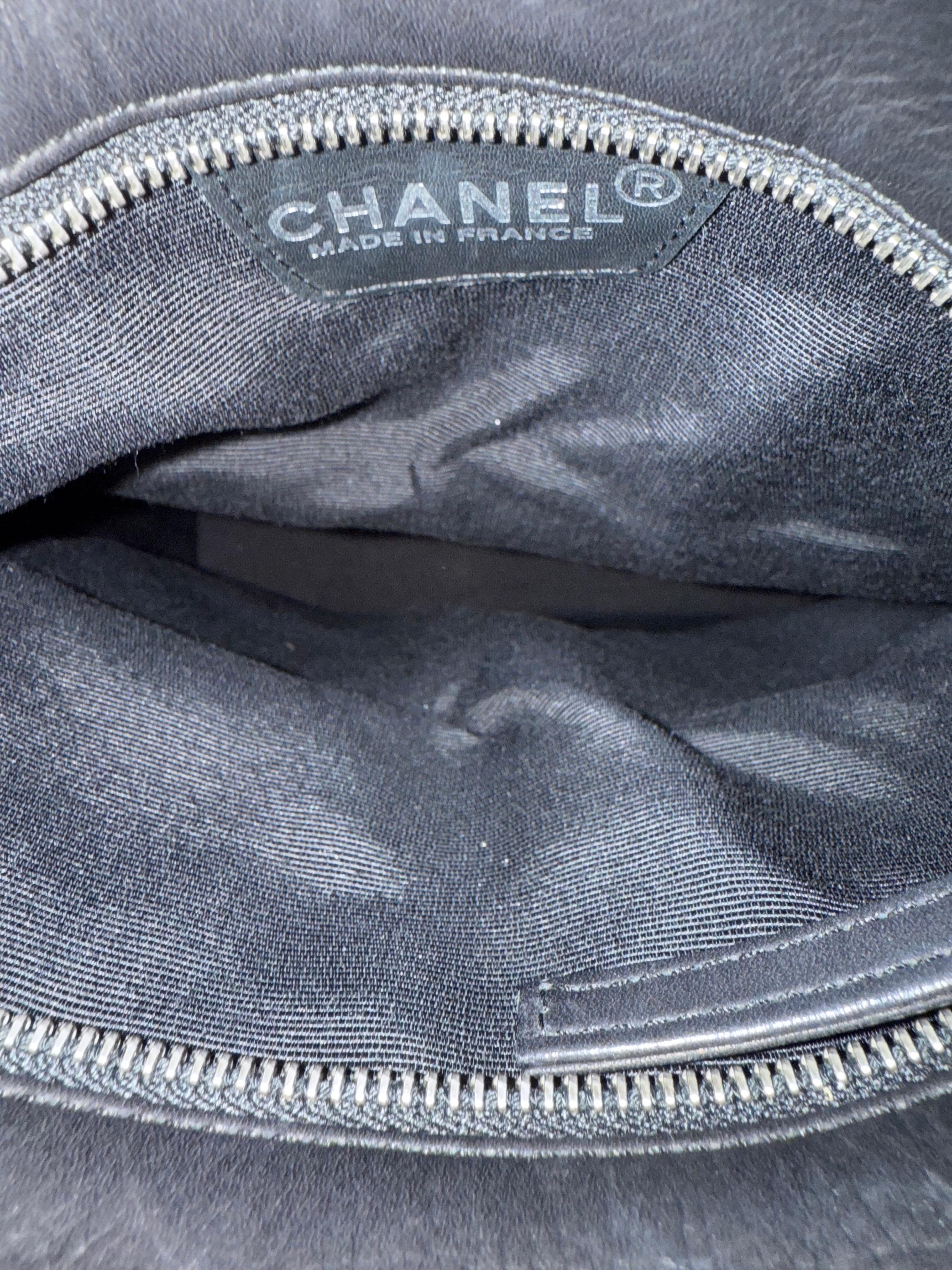 Chanel black calfskin backpack For Sale 2