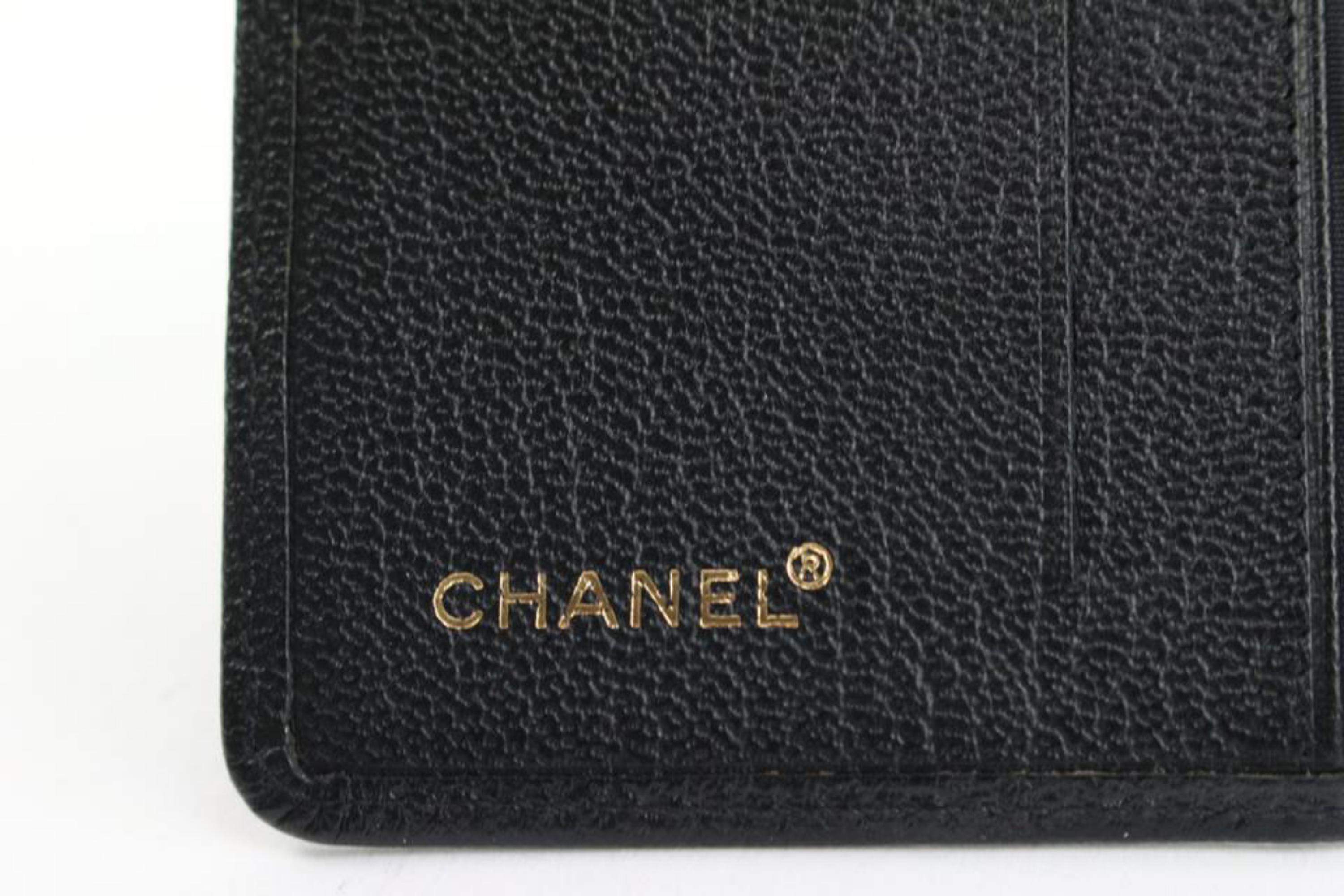 Chanel Black Calfskin Leather CC Card Holder Wallet Case 64ck225s 4