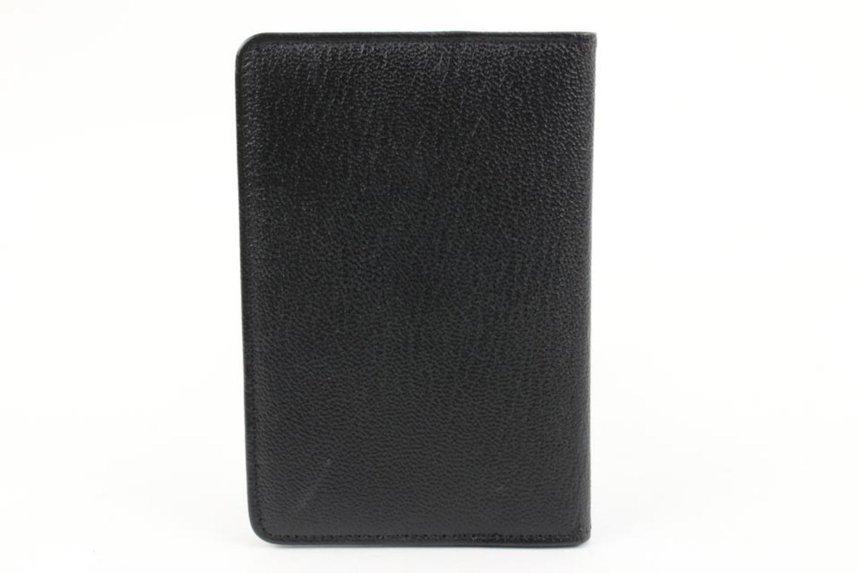 Chanel Black Calfskin Leather CC Card Holder Wallet Case 64ck225s 5