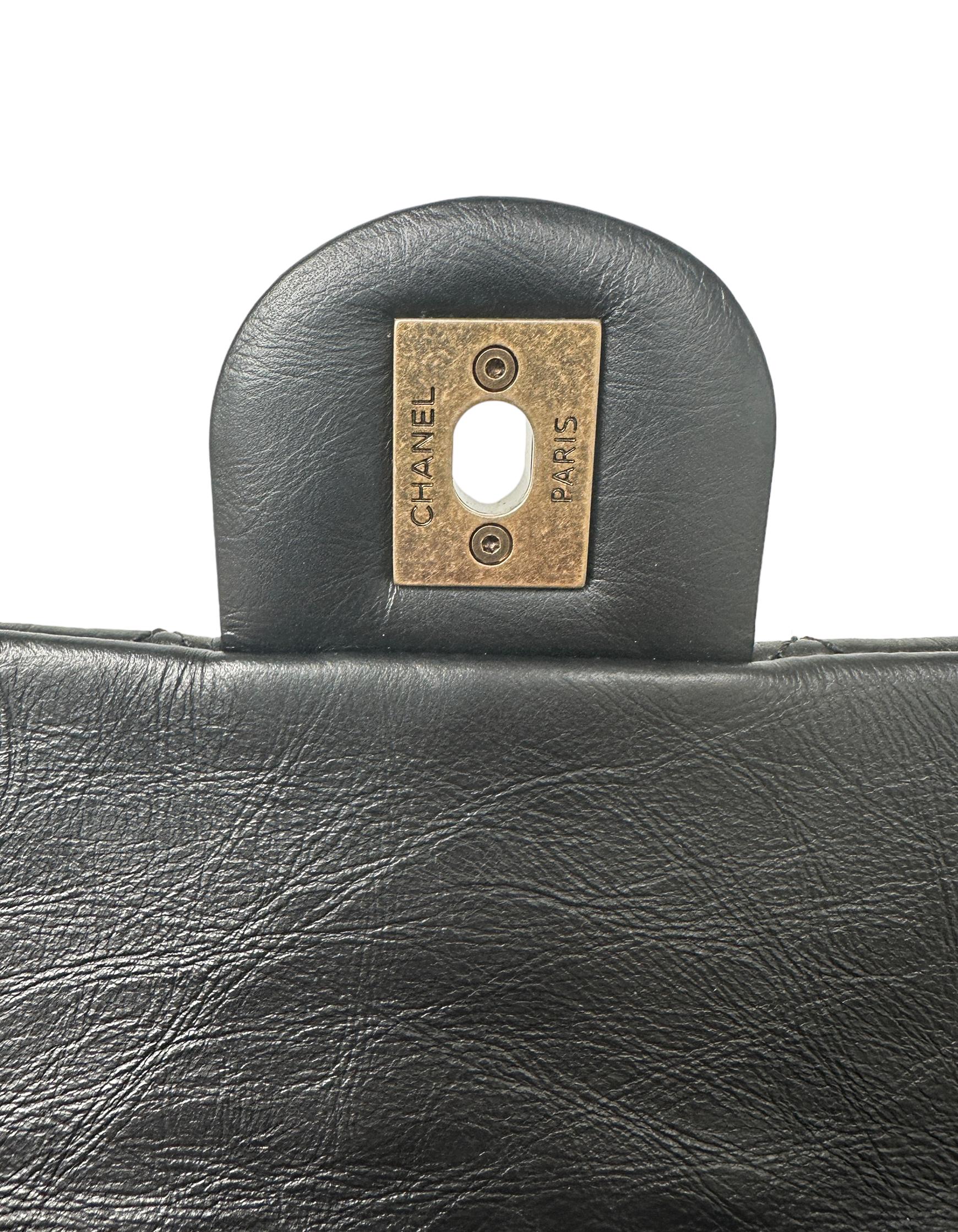 Chanel Black Calfskin Leather Quilted World Coin Charm Flap Bag 4