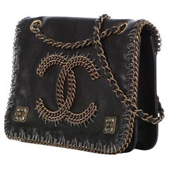 Chanel Borsa a tracolla in pelle di vitello nera Paris-Byzance Metiers d'Art Collection'S