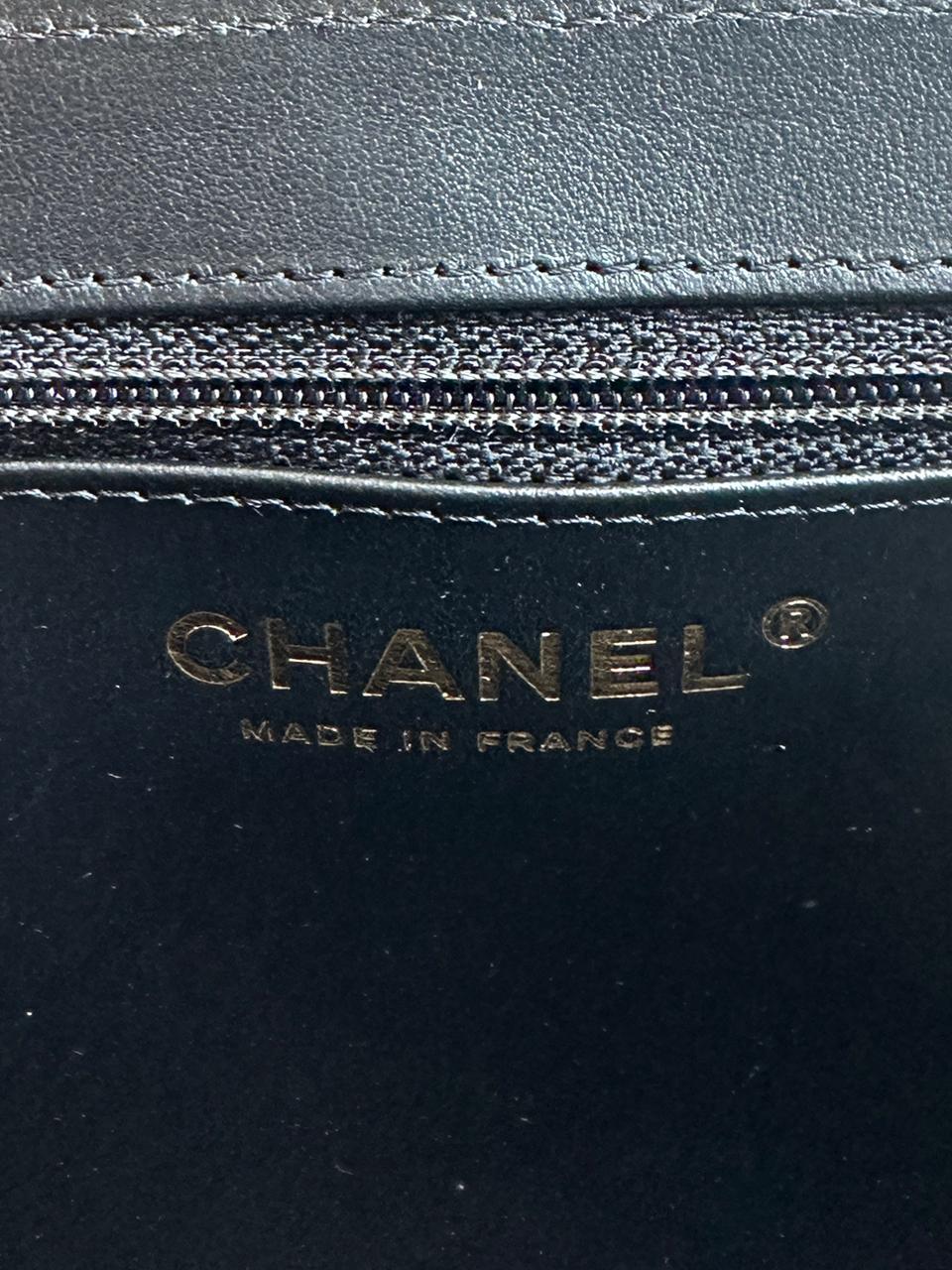 Chanel Black Calfskin Quilted Nano Kelly Shopper Bag 3