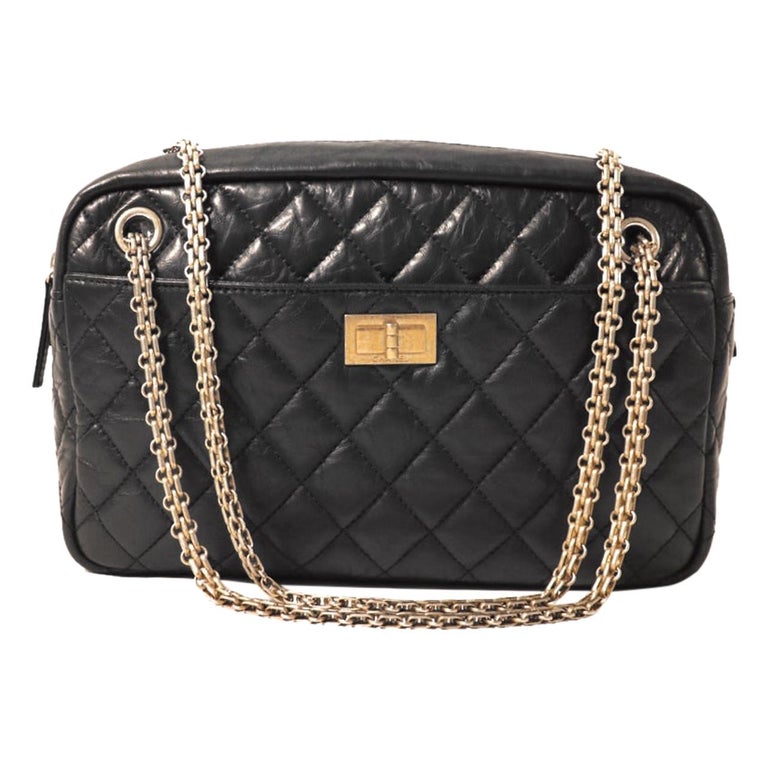 CHANEL, Bags, Chanel 255 Reissue O Case Pouch Small Black