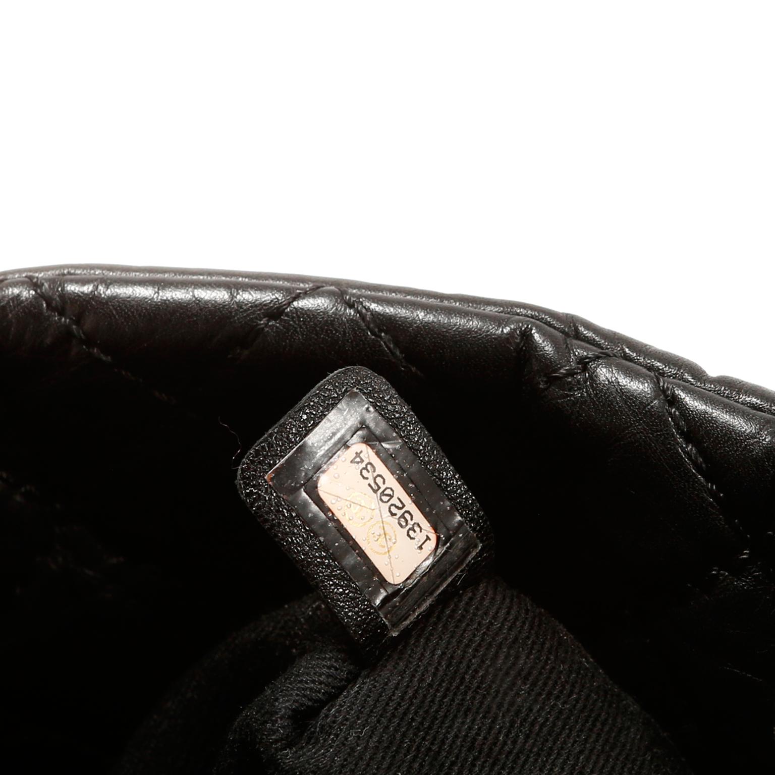 Women's Chanel Black Calfskin Reissue Pocket Tote
