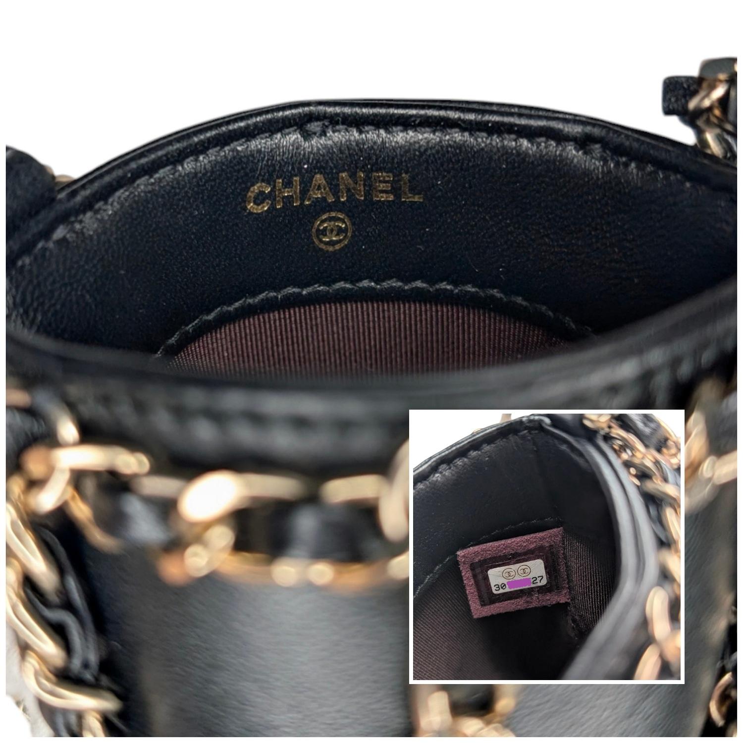 Chanel Black Calfskin Tech Me Out Crossbody Phone Holder 6