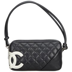 Chanel Black Cambon Ligne Pochette