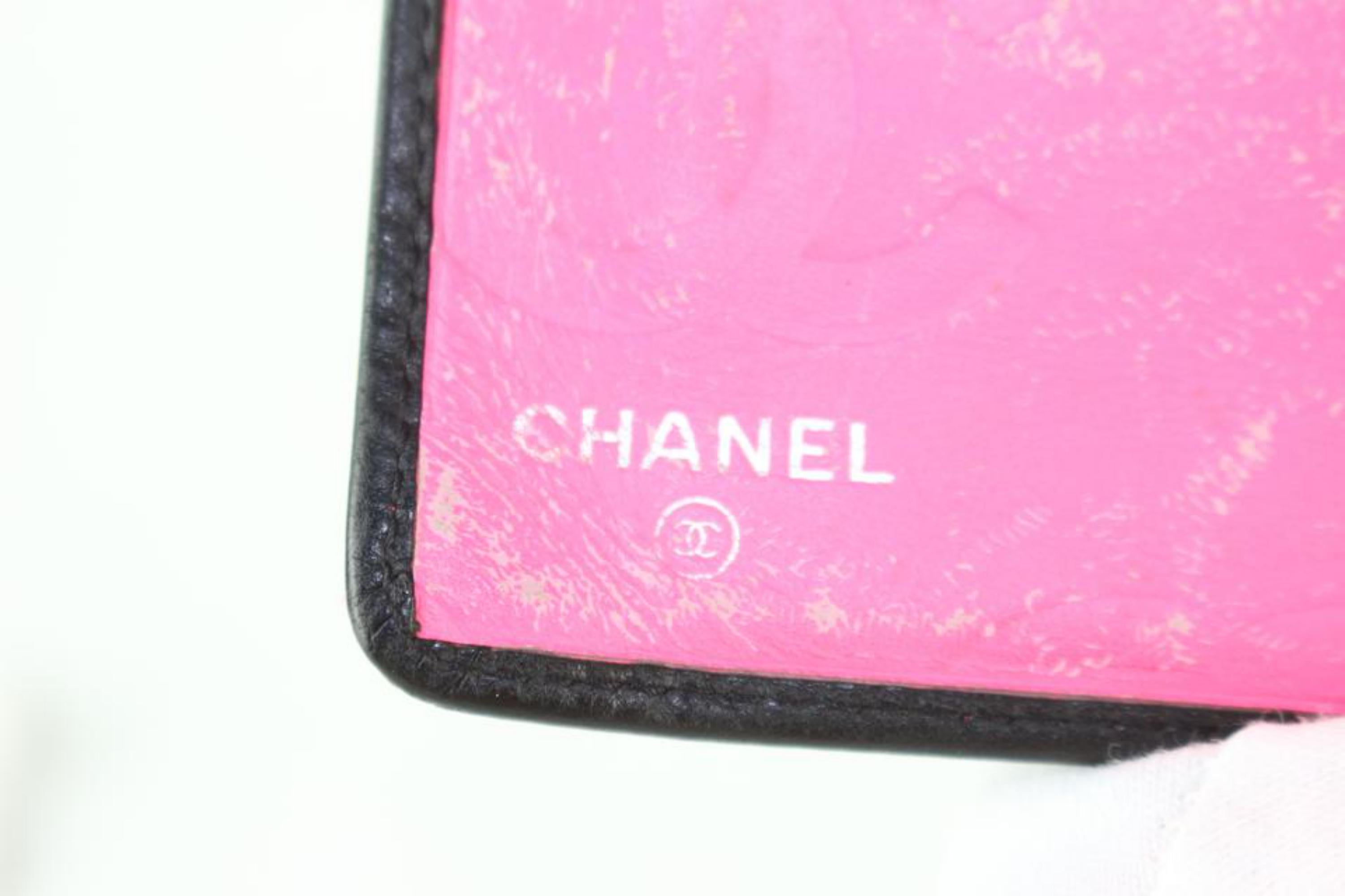 Chanel Black Cambon Quilted Ligne Long Bifold Yen 4cz0130 Wallet For Sale 1