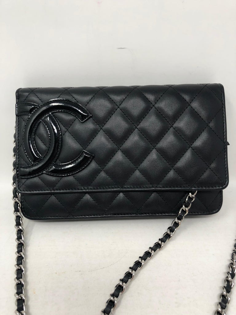 CHANEL Black Quilted Leather Cambon Ligne WOC Clutch Bag - A World Of Goods  For You, LLC