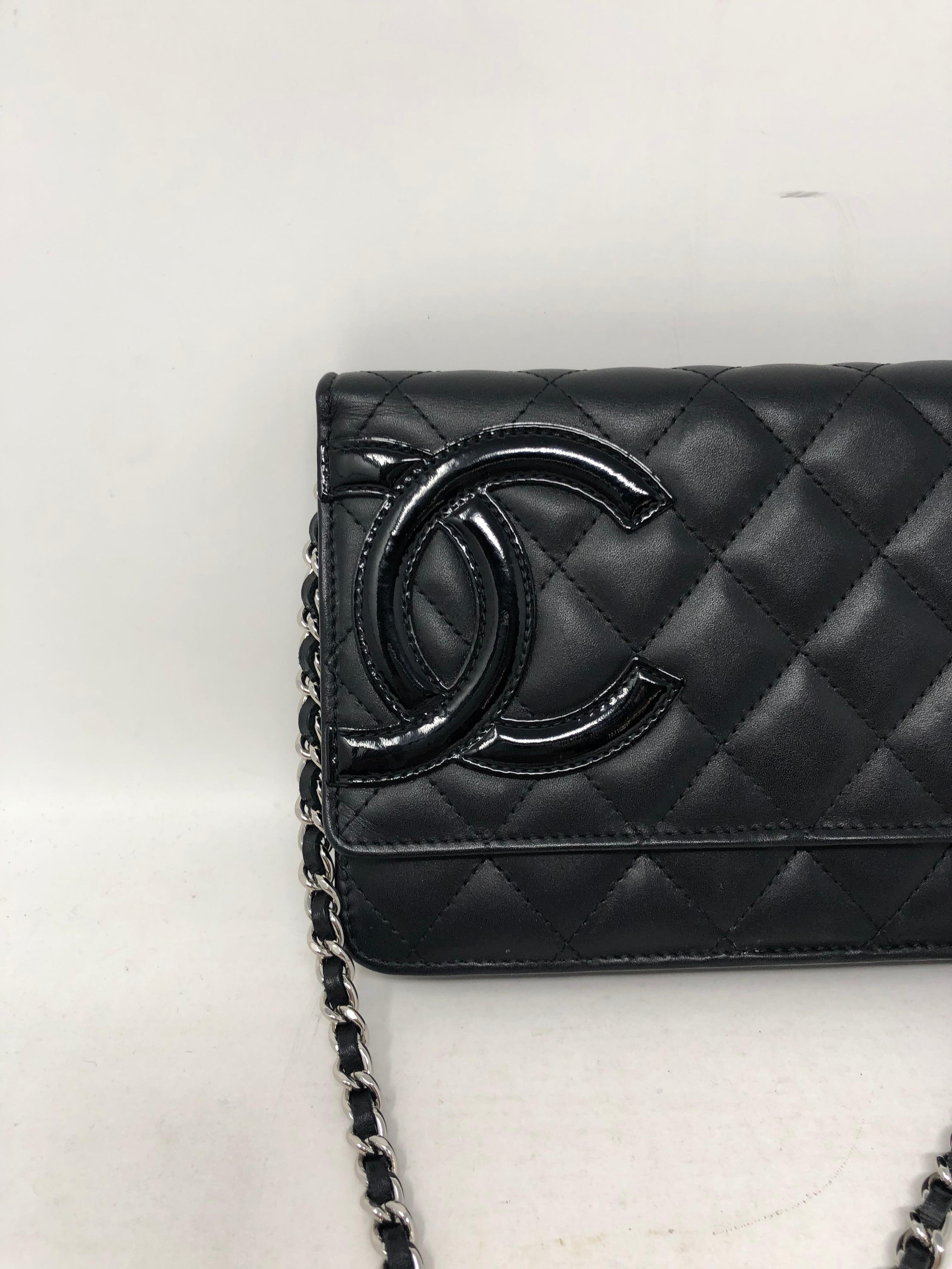 Chanel Black Cambon WOC  In Good Condition In Athens, GA