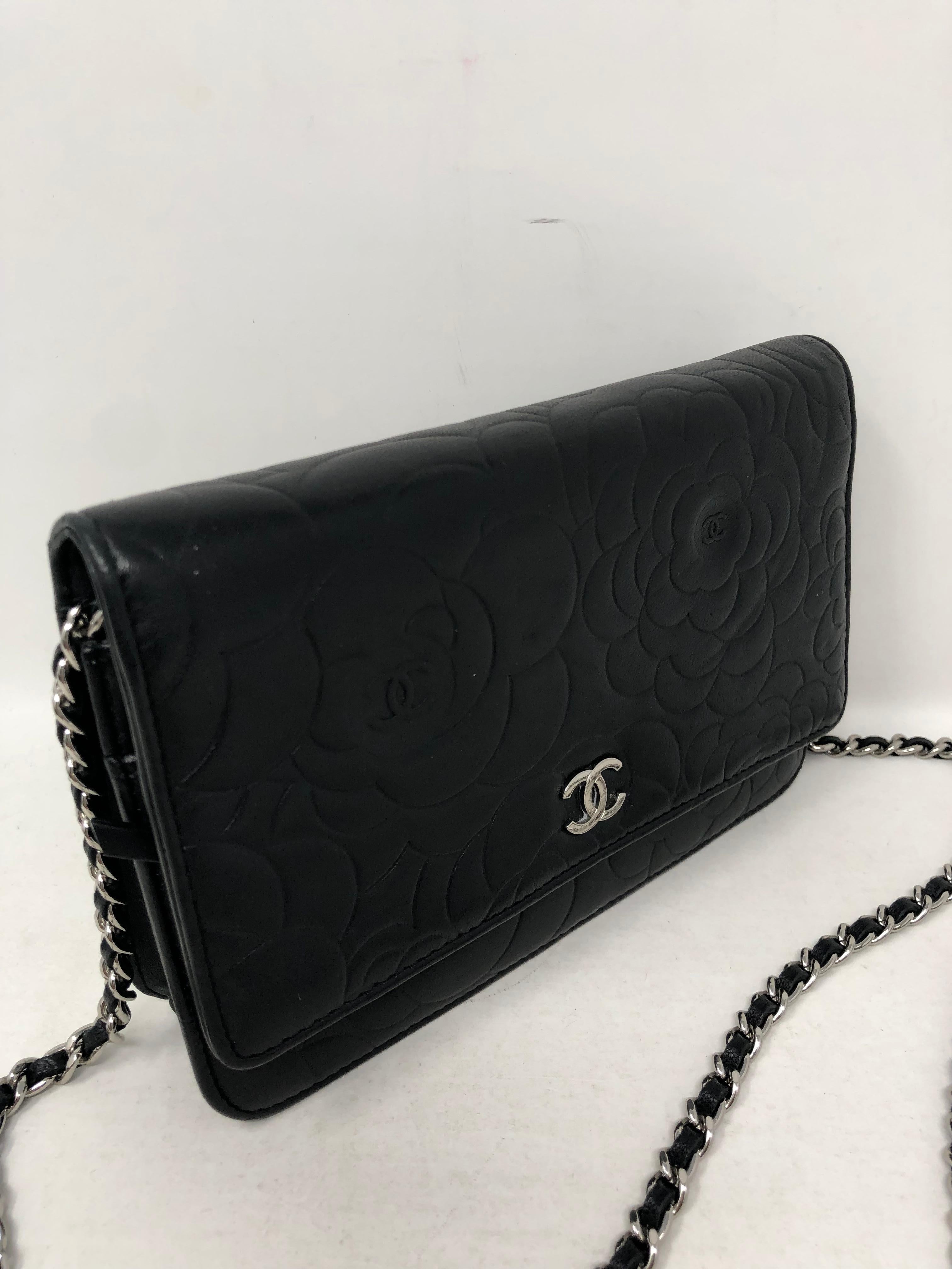 Chanel Black Camelia WOC 3