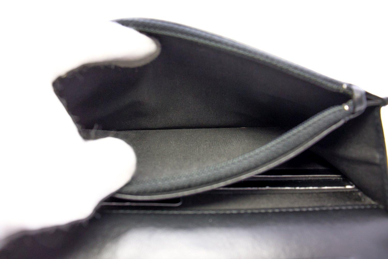 CHANEL Black Camellia Embossed WOC Wallet On Chain Shoulder Bag 12