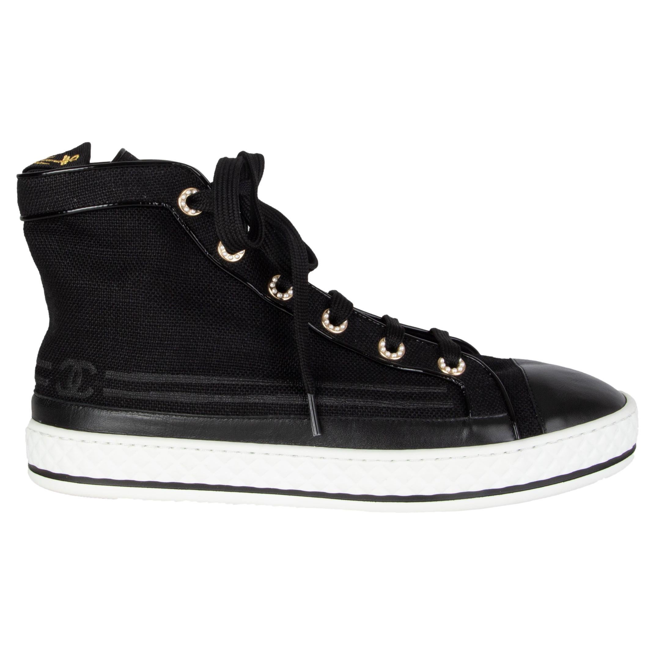 Chanel High Top Sneakers - 22 For Sale on 1stDibs | chanel high 