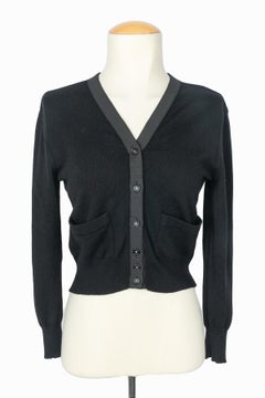 Chanel black cardigan