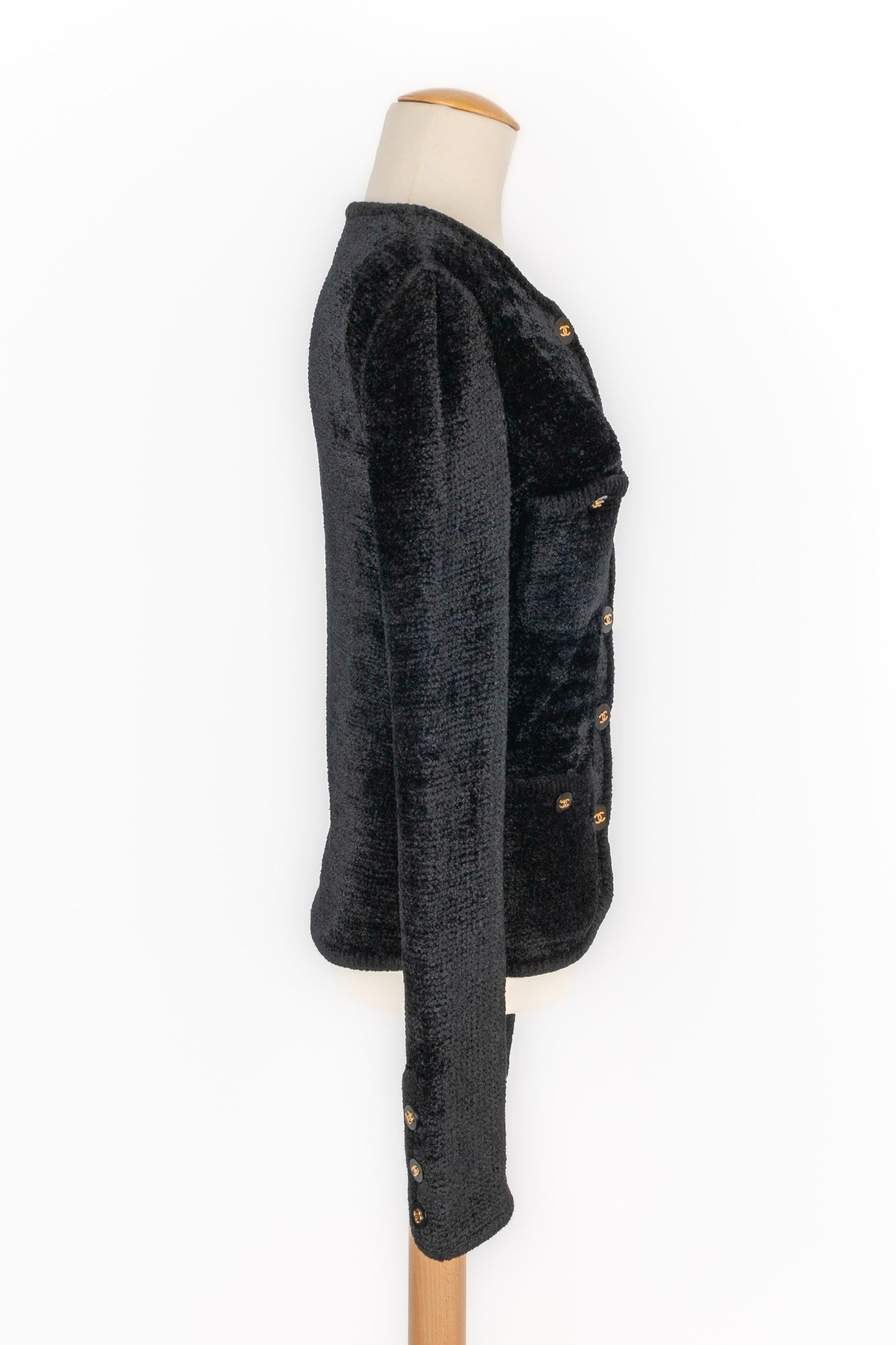 Women's Chanel Black Cardigan Top