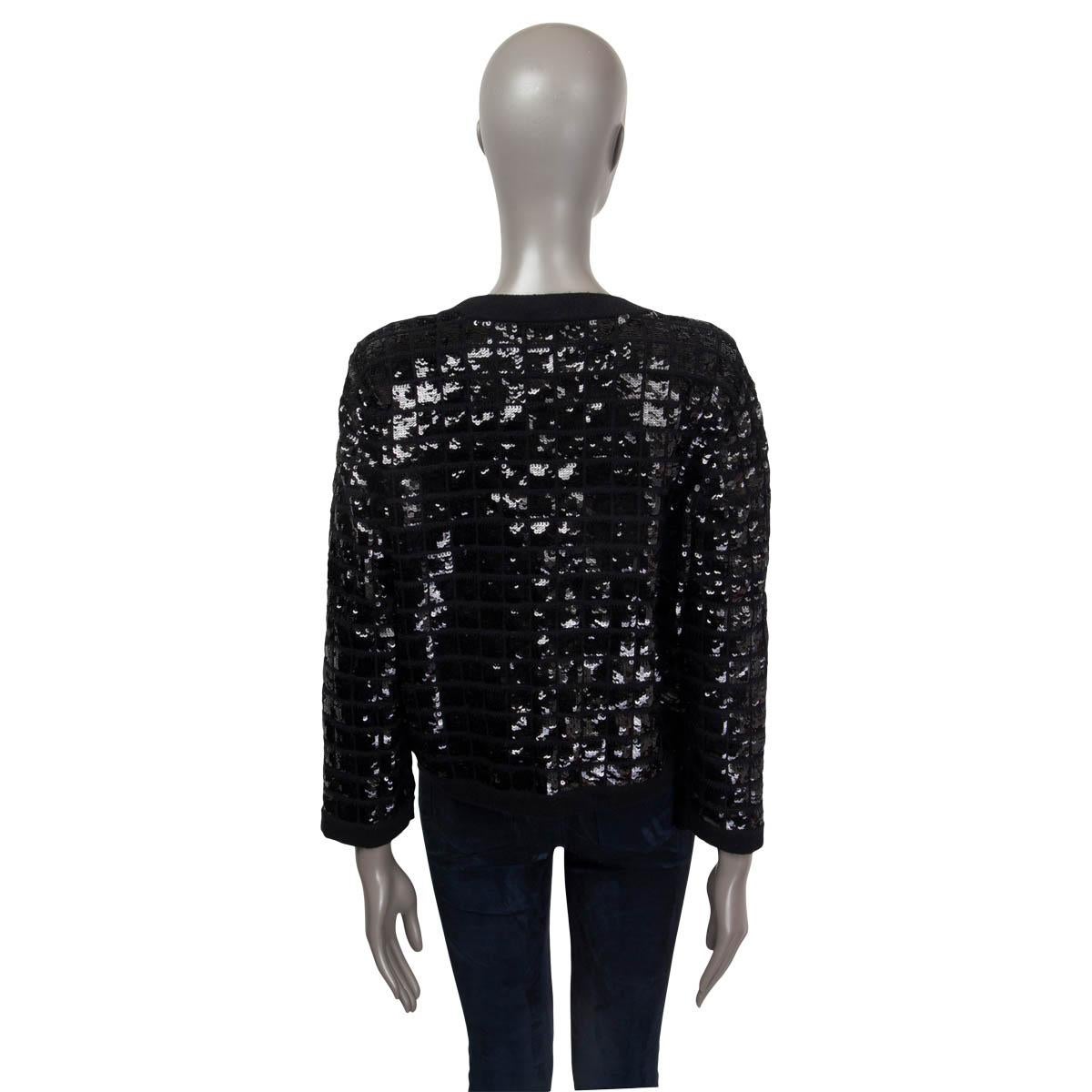 chanel sequin sweater