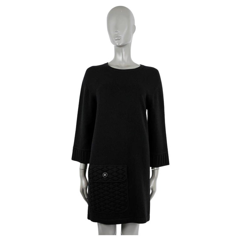 Black cashmere mini dress, Chanel: Handbags and Accessories, 2020