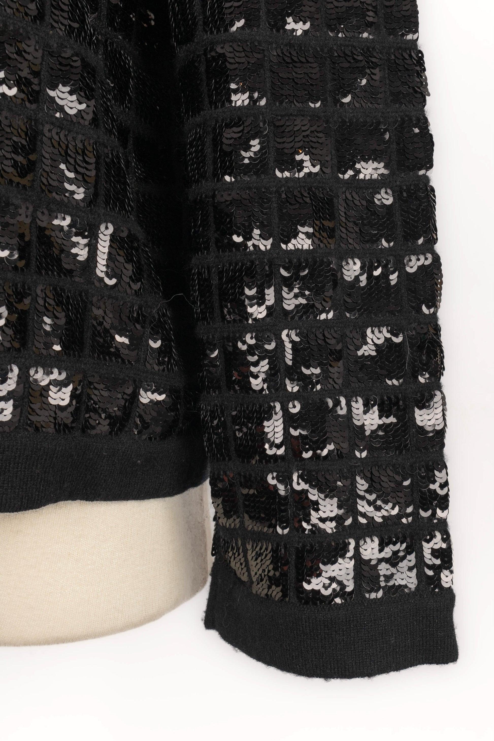 Chanel Black Cashmere Cardigan, 2008 2