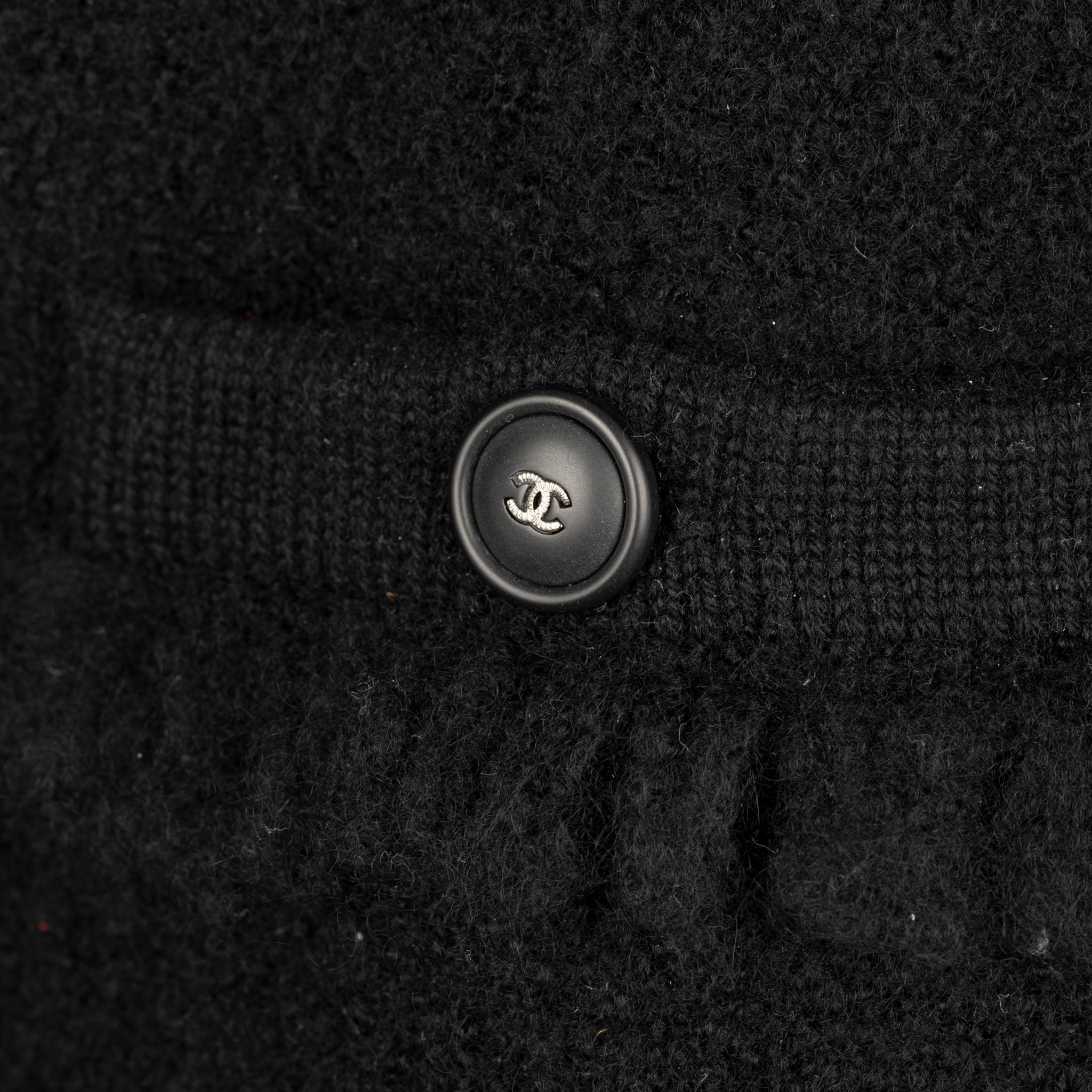 Women's Chanel Black Cashmere Cardigan 40 FR