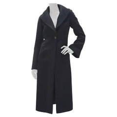 CHANEL Black Cashmere Coat.