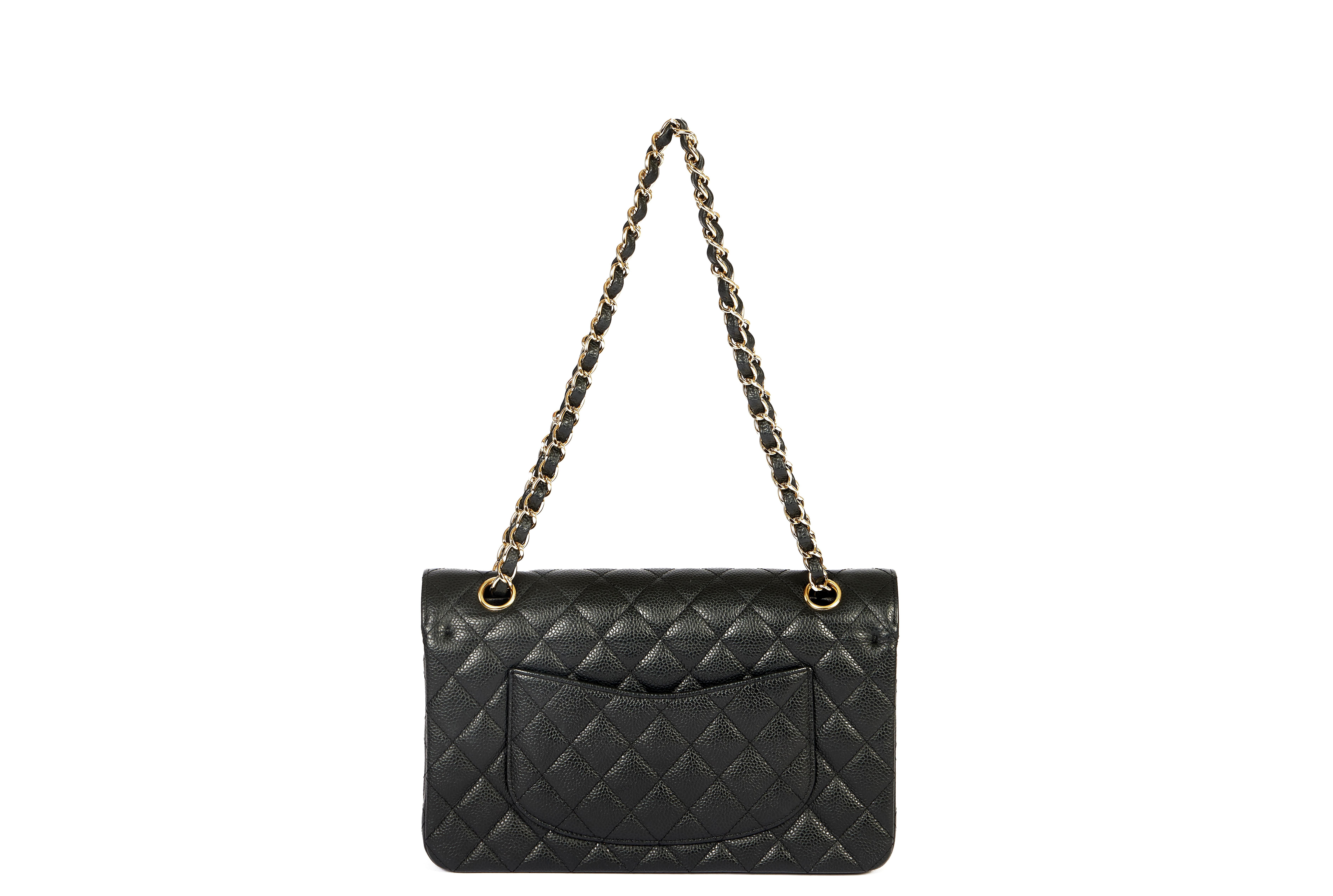 Women's Chanel Black Caviar 10