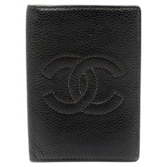 Chanel Black Caviar Bilifold Cardholder