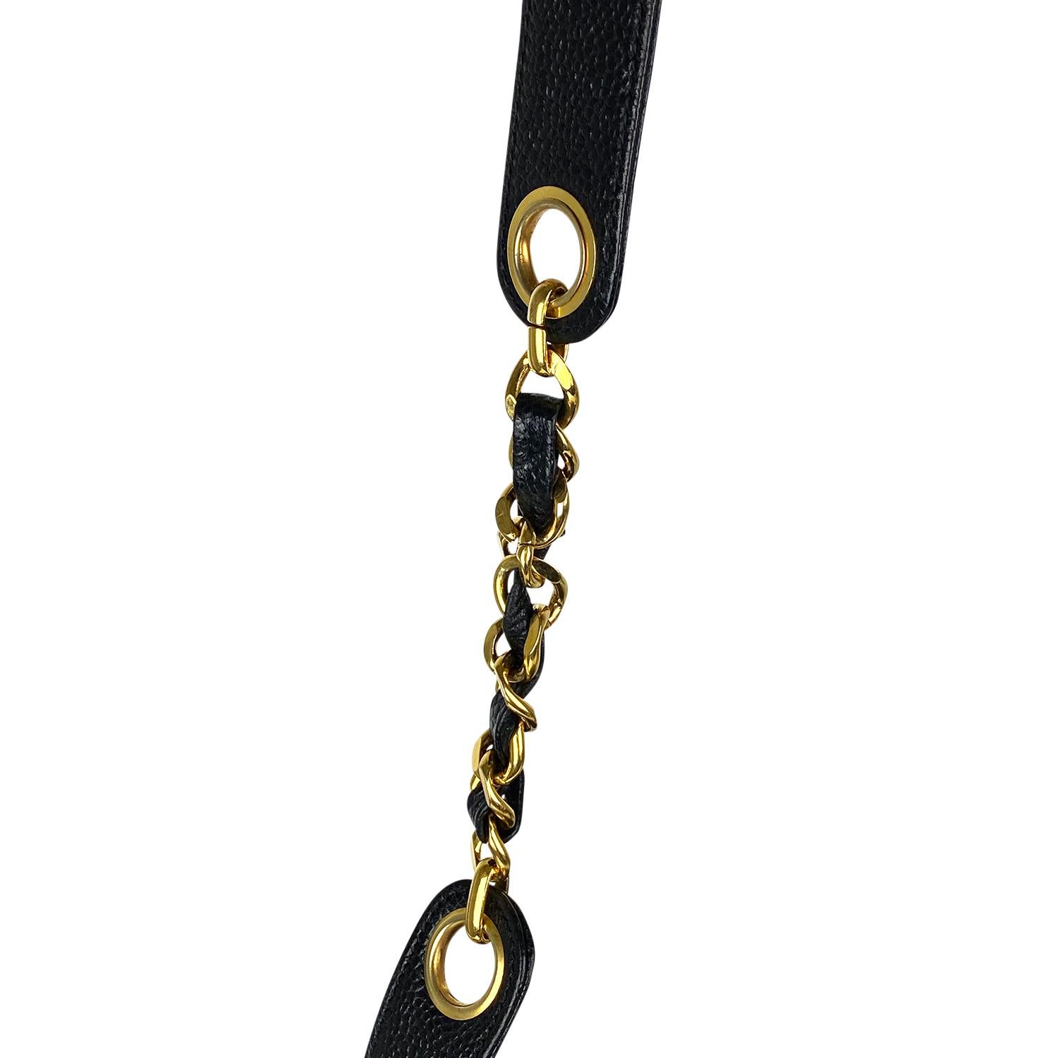 Women's Chanel Black Caviar Bucket Bag