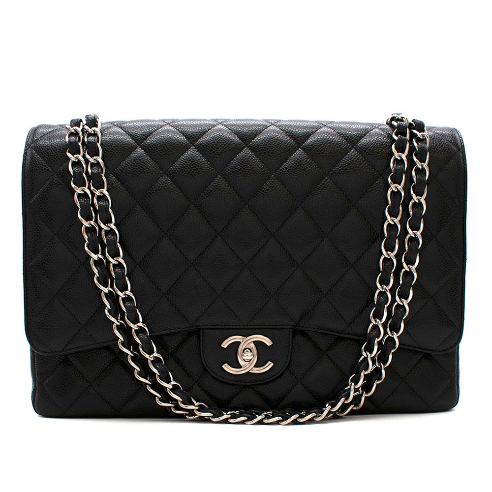 Chanel Black Caviar Leather Maxi Flap Bag 

One of the most desirable bags in the world the Chanel classic flap is a super versatile style that can be worn with any look and cherished for years. 

-Iconic timeless style
-Gorgeous and resistant