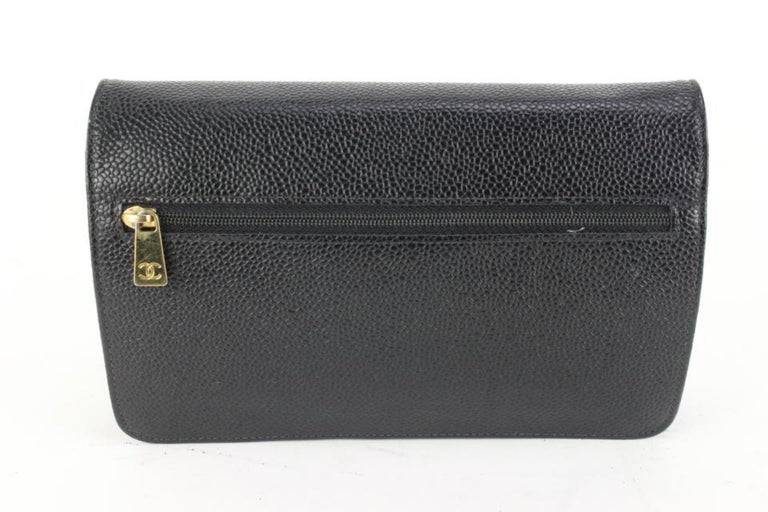 chanel timeless wallet on chain