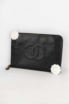Chanel Black Caviar Grained Calfskin Briefcase, 1992