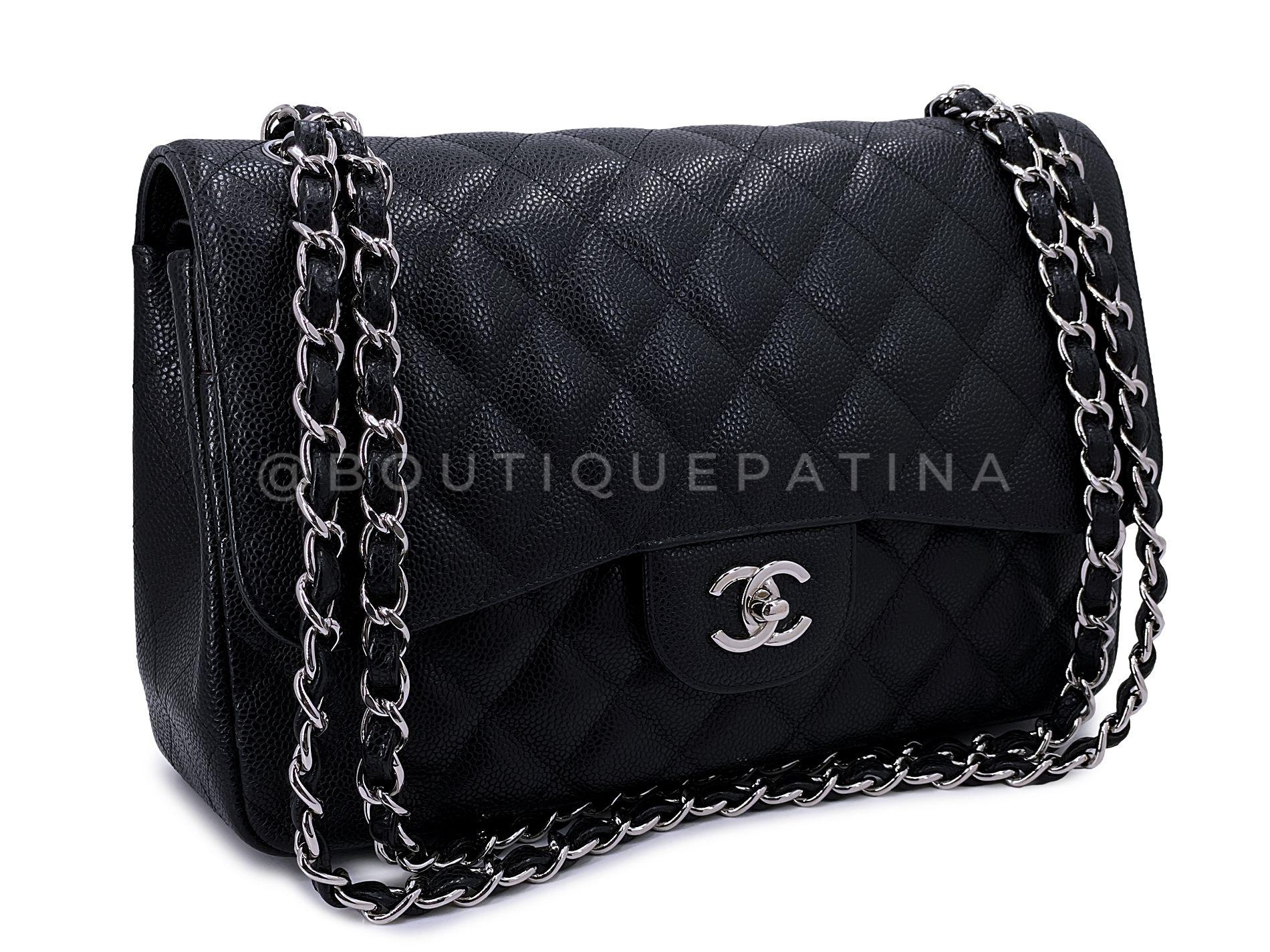 Store item: 66170
The iconic holy grail bag is the Chanel Classic Flap. Coveted for its simplicity and elegance - woven chain double strap that can be worn short or long, turnlock CC clasp, lambskin interior.
With a double flap, or another flap on