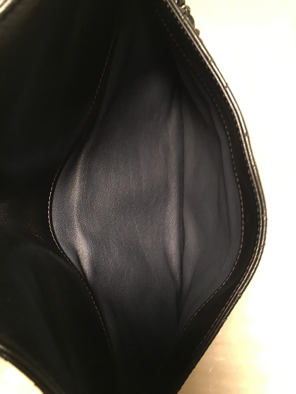 Chanel Black Caviar & Lambskin Coco Break Shopping Bag 2 in 1 Tote with Clutch 6
