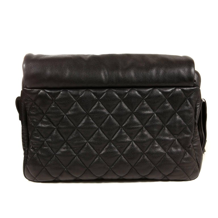 Chanel Black Caviar Large Coco Cocoon Messenger Bag at 1stDibs chanel