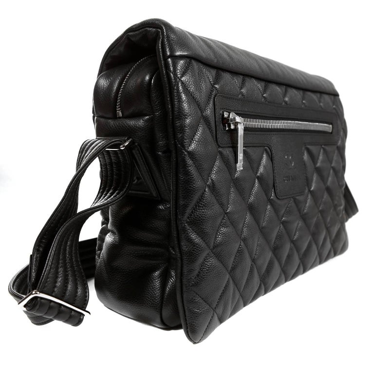Chanel Black Caviar Large Coco Cocoon Messenger Bag at 1stDibs chanel