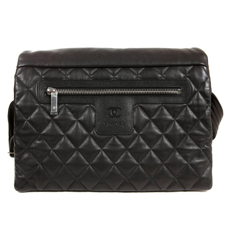 Chanel Black Caviar Large Coco Cocoon Messenger Bag at 1stDibs coco
