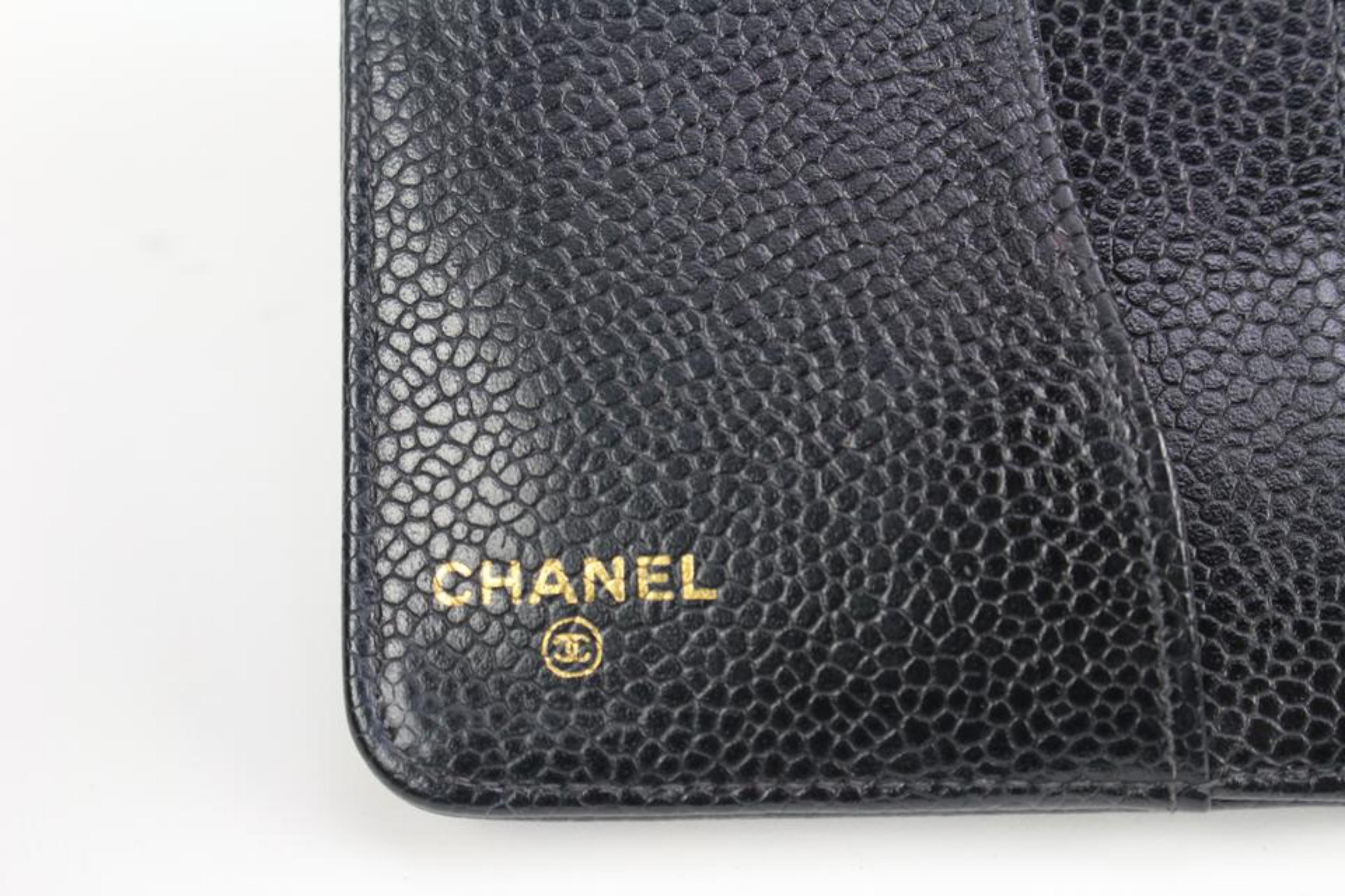 Chanel Black Caviar Leather Agenda Cover 98cz412s 1
