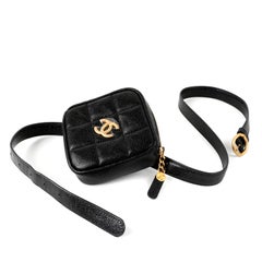 Chanel Black Caviar Leather Belt Bag
