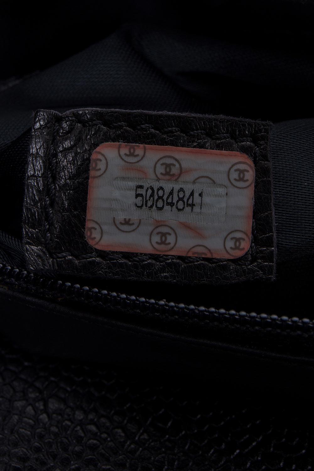 Chanel Black Caviar Leather Briefcase 2