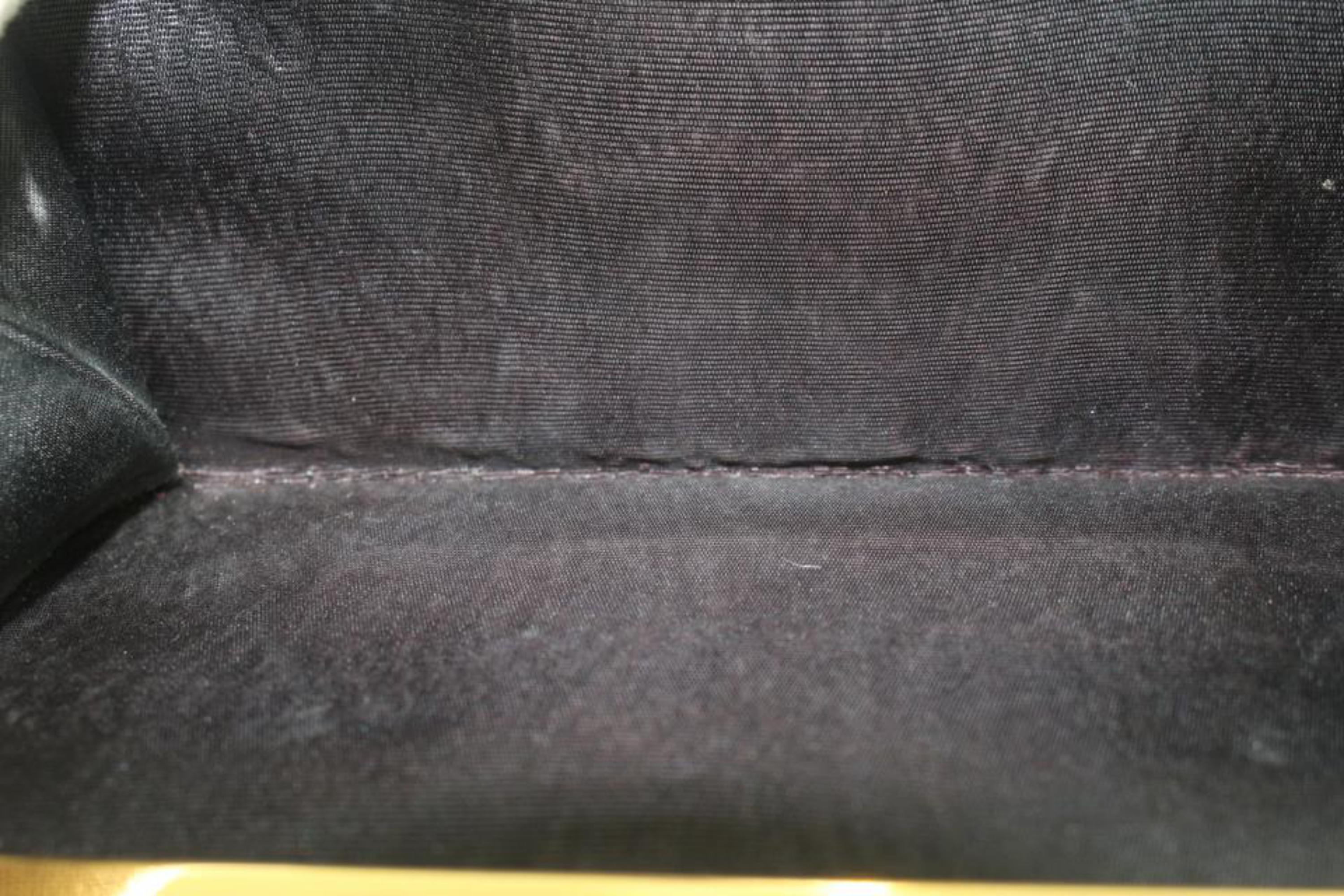 Chanel Black Caviar Leather CC Logo Long Snap Bifold Wallet 53ck32s 5