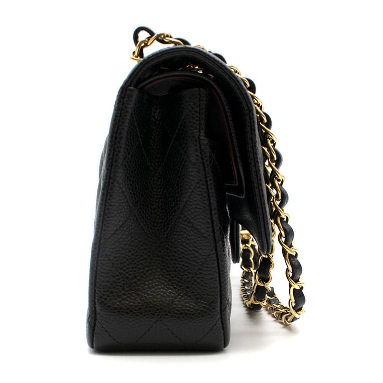Chanel Black Caviar Leather Small Classic Flap Bag ○ Labellov ○ Buy and  Sell Authentic Luxury