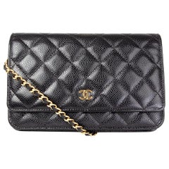 CHANEL black caviar leather WOC handbag – Loop Generation