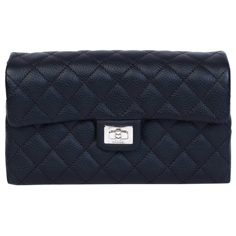 Chanel Black Caviar Leather Employee Reissue Fanny Pack Belt Bag