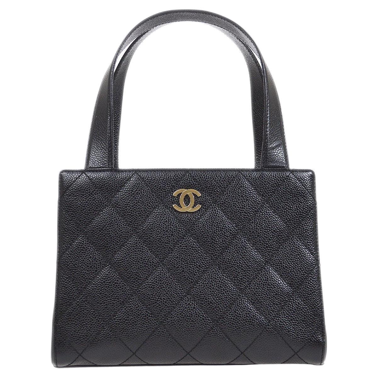 Chanel Rare LameGold Evening Top Handle Satchel Small Party Kelly Style