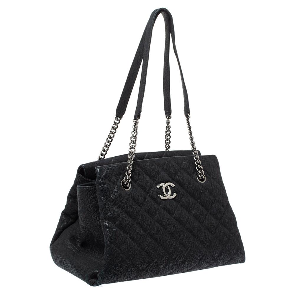chanel lady pearly tote bag