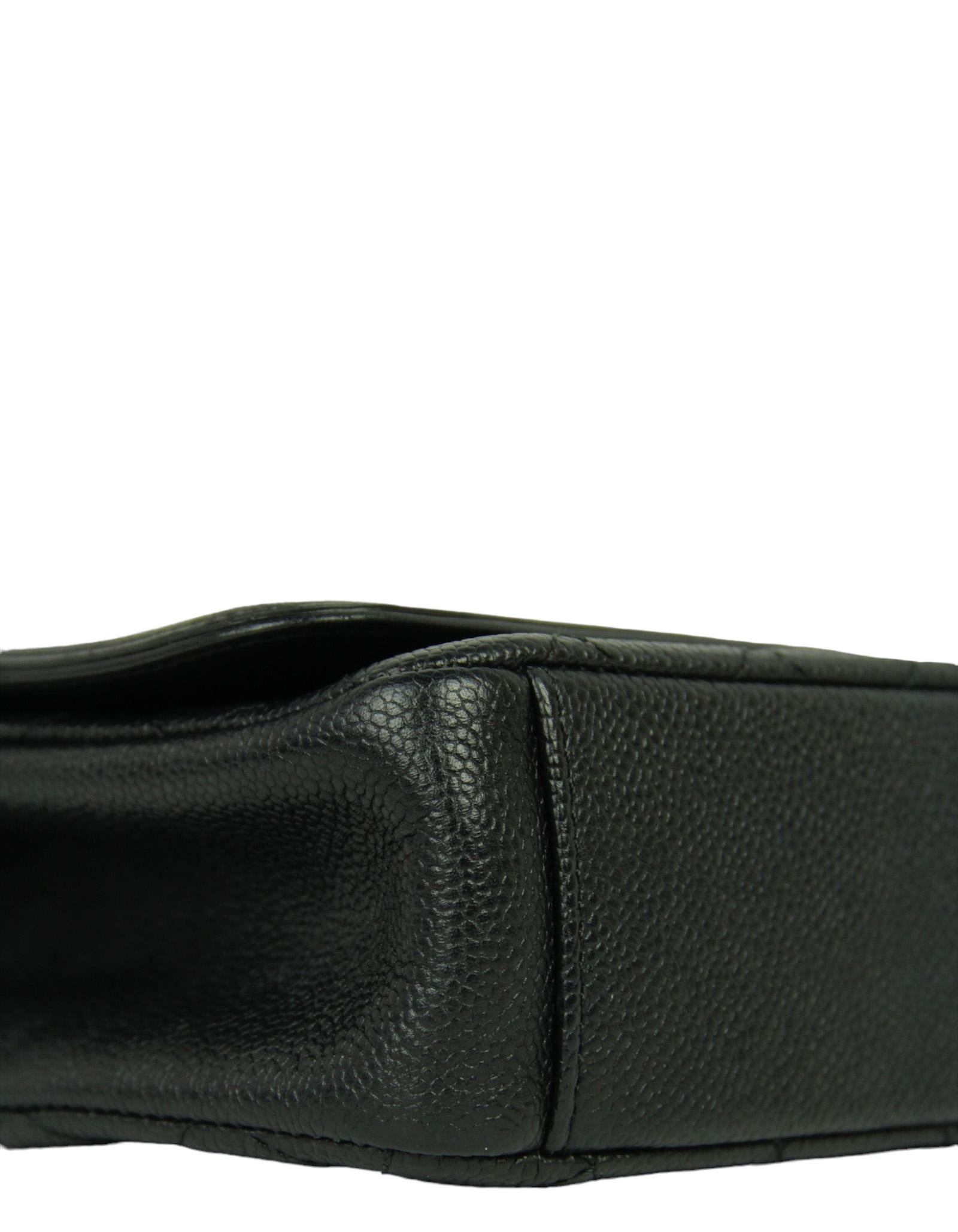 De las mujeres Chanel Bolso Crossbody Filigrana CC Mediano de Piel Caviar Negra en venta