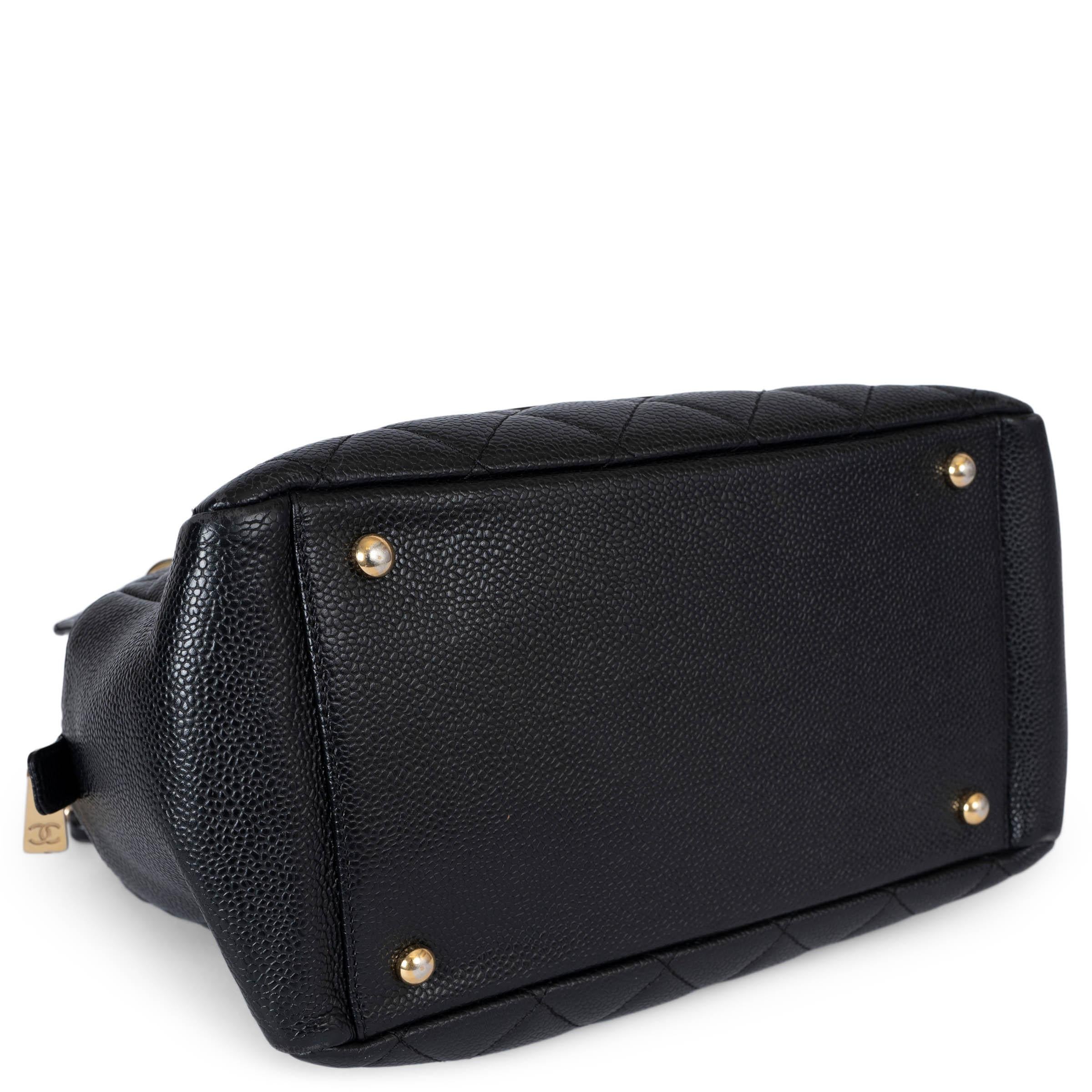 Women's CHANEL black Caviar leather PETITE TIMELESS TOTE PTT Bag