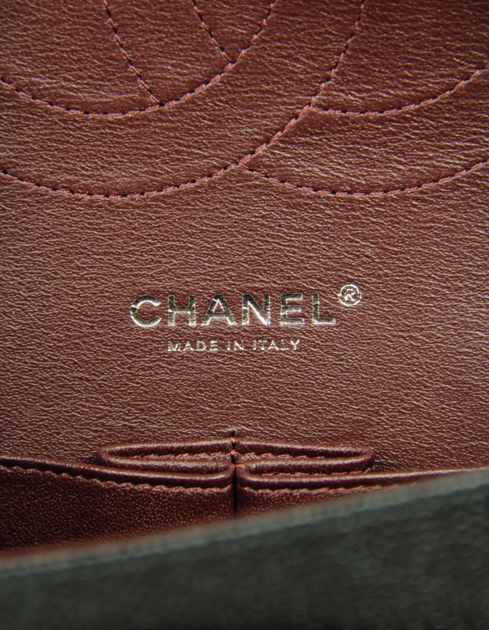 Chanel Black Caviar Leather Quilted Classic Double Flap Jumbo Bag For Sale 5